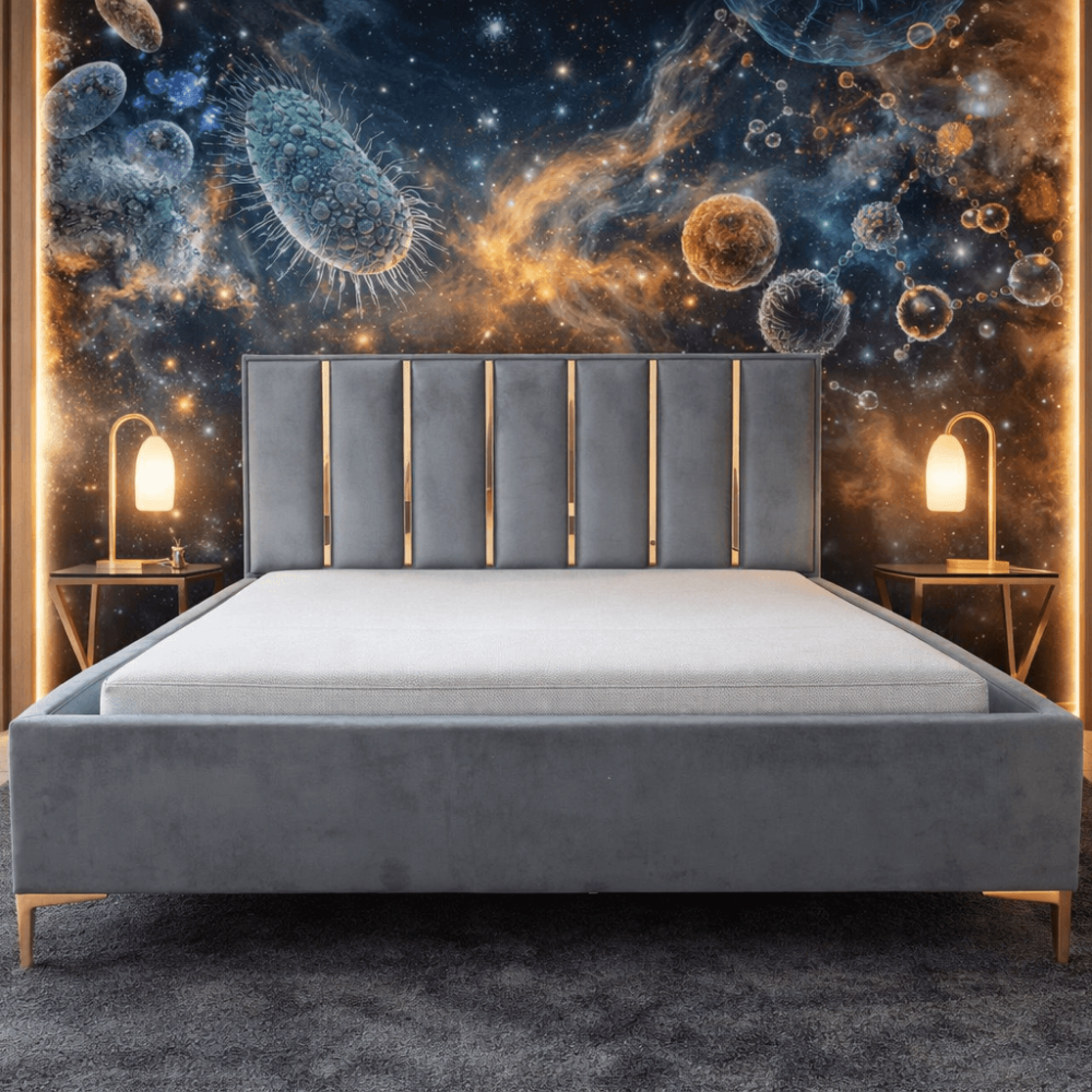 Łóżko tapicerowane Orlando GOLD/SILVER Italcomfort